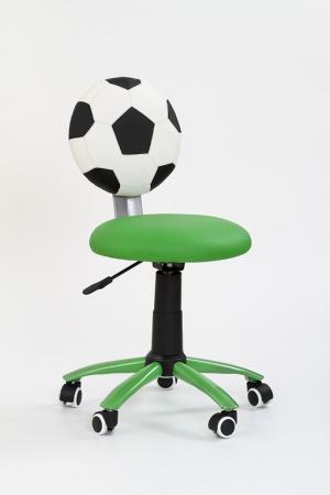 Detská stolička: HALMAR GOL HALMAR - poťahový materiál: eco koža - zelená