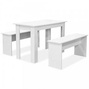 Jedálenský stôl s lavicami Dekorhome Dub #2 small