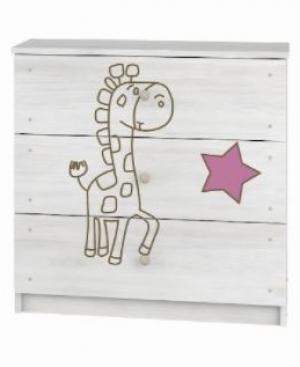 ArtBoo Komoda so žirafkou BOO: Bezfarebný #1 small