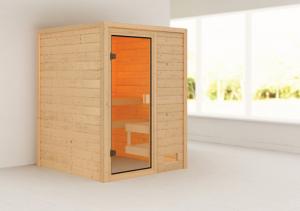 Interiérová finská sauna 145 x 145 cm Dekorhome #1 small