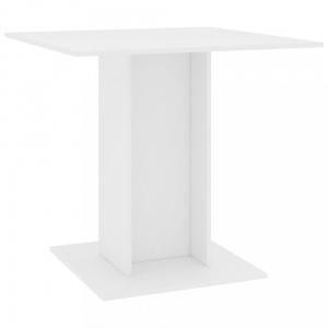 Jedálenský stôl 80x80 cm Dekorhome Biela lesk #1 small