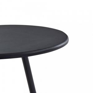 Barový stôl Ø 60cm Dekorhome Čierna #2 small