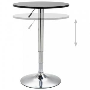 Barový stôl Ø 60 cm Dekorhome Biela #1 small