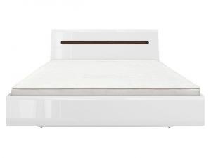 BRW Manželská posteľ: AZTECA TRIO - LOZ/160 Farba: Biela/biely lesk #2 small