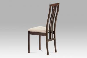 Jedálenská stolička BC-2482 drevo / látka Autronic Biela #2 small