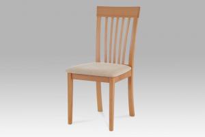 Jedálenská stolička BC-3950 masívne drevo / látka Autronic Orech #1 small