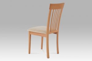 Jedálenská stolička BC-3950 masívne drevo / látka Autronic Orech #2 small