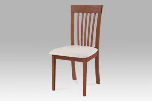 Jedálenská stolička BC-3950 masívne drevo / látka Autronic Orech #3 small