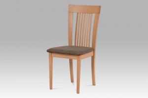 Jedálenská stolička BC-3940 látka / drevo Autronic Buk