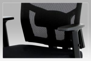 Kancelárska stolička KA-B1012 látka / plast Autronic Čierna #3 small