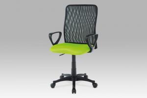 Kancelárska stolička KA-B047 látka / plast Autronic Zelená