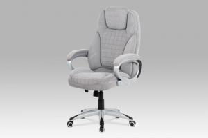 Kancelárska stolička KA-G196 látka / plast AUTRONIC Svetlosivá