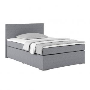 Posteľ Boxspring Nero Pl: 140/200cm, sivozelená