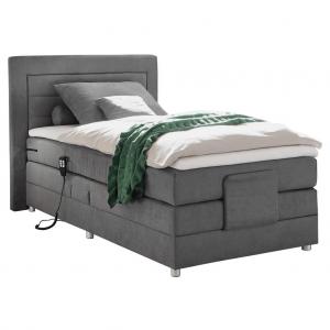 Boxspring Posteľ saba Šedá 100x200 Cm