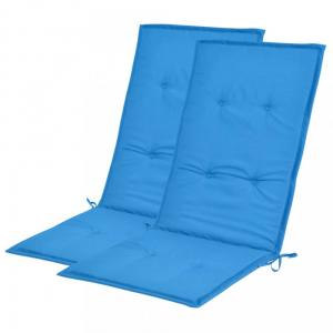 Podušky na záhradné stoličky 2ks Dekorhome Modrá