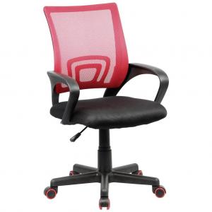 Otočná stolička Tinos Červeno-Čierna