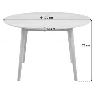 Jedálenský Stôl Nagano Priemer 120cm #1 small