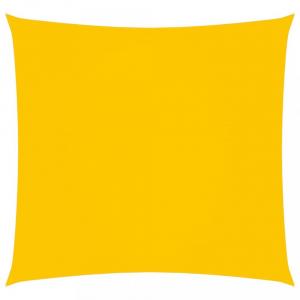 Tieniaca plachta štvorcová oxfordská látka 2,5 x 2,5 m Dekorhome Žltá
