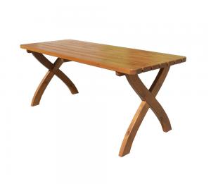 Záhradný stôl STRONG hnedá 160x70x68 cm
