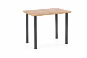 Jedálenský stôl MODEX 2 90 dyha / čierna oceľ Halmar Dub wotan