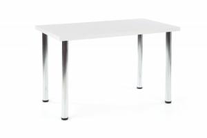 Jedálenský stôl MODEX 120 dyha / chróm Halmar Biela