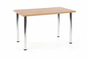 Jedálenský stôl MODEX 120 dyha / chróm Halmar Dub wotan