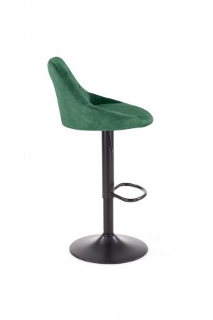 Barová stolička H101 zamat / kov Halmar Sivá #2 small