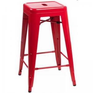 ArtD Barová stolička Paris 66cm inšpirovaná Tolix červená #1 small