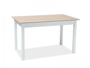Signal Jedálenský stôl Horacy 125(170)x75 Farba: dub sonoma / biely mat #3 small
