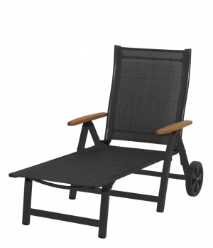 ArtRoja ASS COMFORT lehátko - antracit + čierne