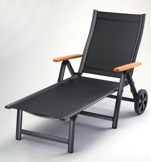 ArtRoja ASS COMFORT lehátko - antracit + čierne #1 small