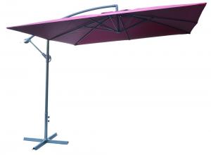 ArtRoja Slnečník kovový 8080 - 270x270cm- bordó