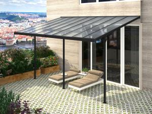 ArtRoja BRUCE H pergola - TRANSPARENTNÉ polykarbonát