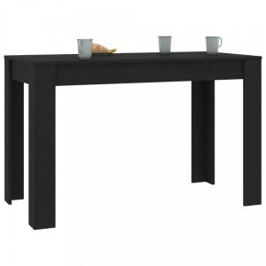 Jedálenský stôl 120x60 cm Dekorhome Čierna