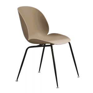 Jedálenská stolička SONAIA plast / kov Tempo Kondela Béžová #2 small