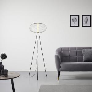 Led-stojaca Lampa Amos Čierna #1 small