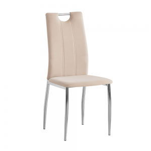 Jedálenská stolička OLIVA NEW zamat / chróm Tempo Kondela Ružová #1 small