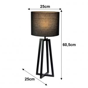 Stolná lampa QENNY TYP 15 čierna Tempo Kondela #1 small