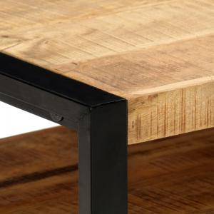 Konferenčný stolík drevo / kov Dekorhome Mangovníkové drevo #3 small