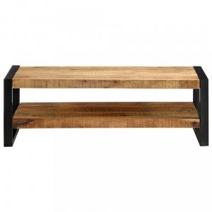 Konferenčný stolík drevo / kov Dekorhome Recyklované drevo #1 small