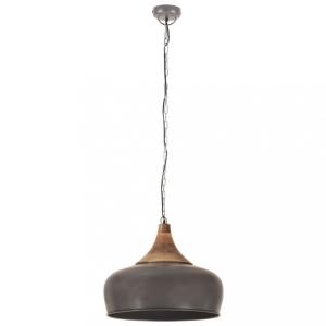 Závesná lampa sivá / mangovníkové drevo Dekorhome 45 cm #3 small