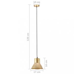 Závesná lampa mosadz Dekorhome 17 cm