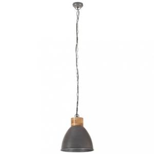 Závesná lampa sivá / mangovníkové drevo Dekorhome 23 cm #3 small