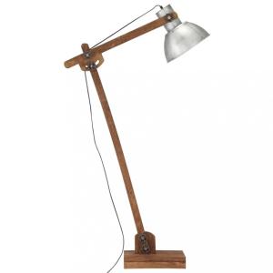 Stojacia lampa mangovníkové drevo/kov Dekorhome Biela #1 small