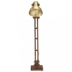 Stojacia lampa mangovníkové drevo/kov Dekorhome Biela #3 small