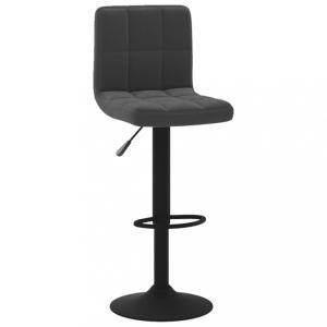Barová stolička zamat / kov Dekorhome Čierna #1 small