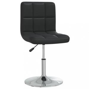 Kancelárska stolička umelá koža / chróm Dekorhome Čierna #2 small