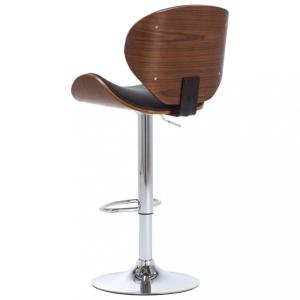 Barová stolička umelá koža / drevo / kov Dekorhome Čierna #3 small