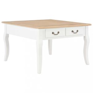 Konferenčný stolík Acate drevo / MDF Dekorhome Prírodná / bílá