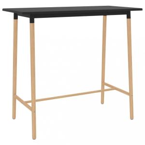 Barový stôl MDF / buk Dekorhome Sivá #2 small